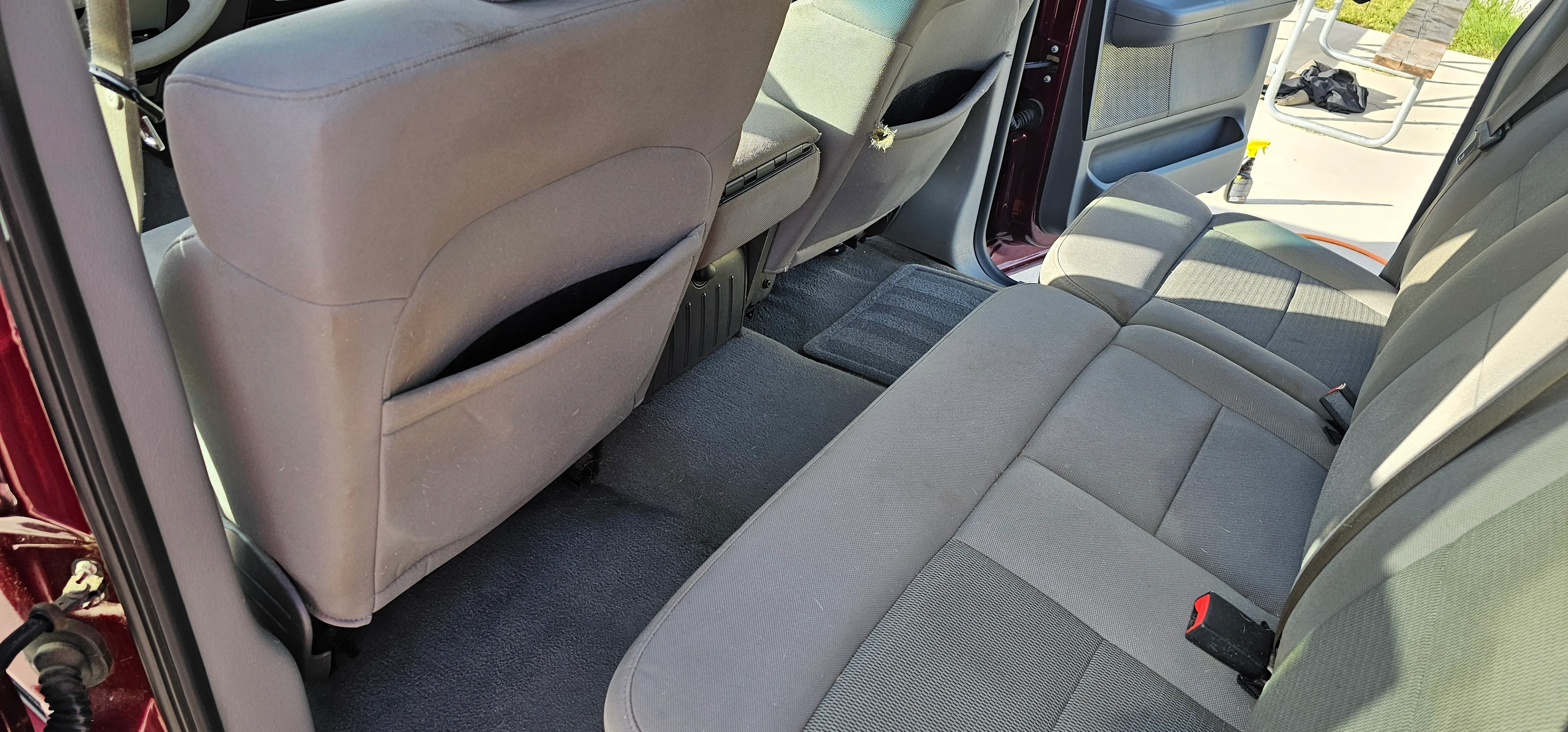 Gleaming work truck after expert wash and protective wax by mobile detailing in Layton Utah