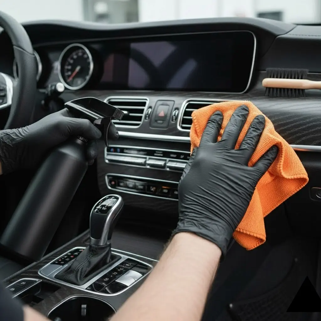 Professional interior car detailing service in Brigham City UT showing deep cleaned vehicle interior