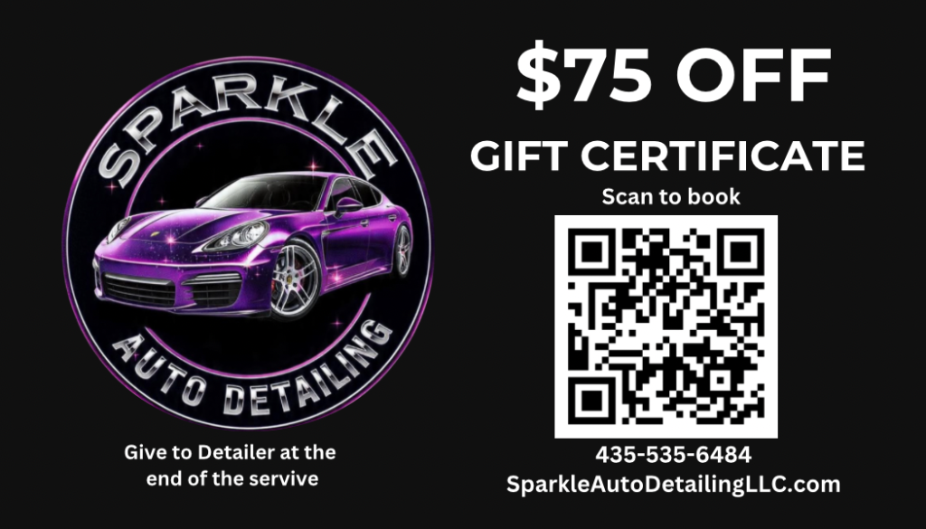 Sparkle Auto Detailing Gift Card