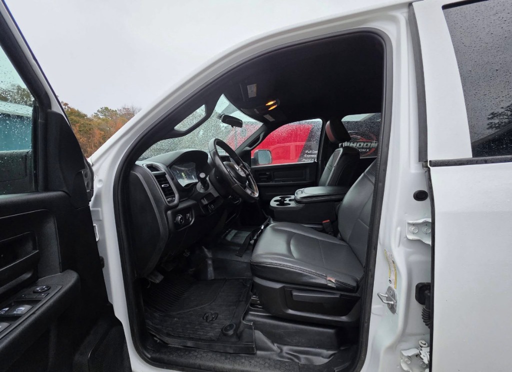 Spotless work truck interior with mud completely removed by Ogden detailing experts